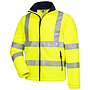 NITRAS MOTION TEX VIZ, Warn-Fleecejacke, neongelb 