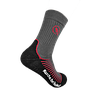 Allround Socks (Basic) anthrazit-dunkelrot lang