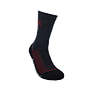 Socks Merino Sommer, anthrazit-dunkelrot