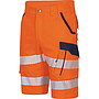 Vizwell Flex HiVis Short leuchtorange-marine