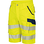 Vizwell Flex HiVis Short leuchtgelb-marine