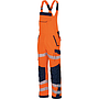 Vizwell Flex HiVis Latzhose leuchtorange-marine