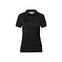 Damen-Poloshirt Cotton-Tec schwarz