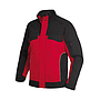 FHB® Arbeitsjacke Twill  ERNST rot-schwarz 3320