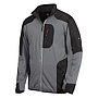 FHB® Jersey Fleece-Jacke RALF grau/schwarz