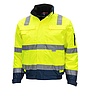 NITRAS® MOTION TEX VIZ PLUS, Warnschutz-Pilotenjacke, neongelb / blau, EN ISO 20471, EN 343